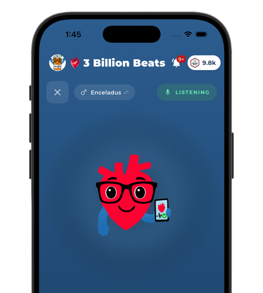 Voice conversation with Corwin AI health coach