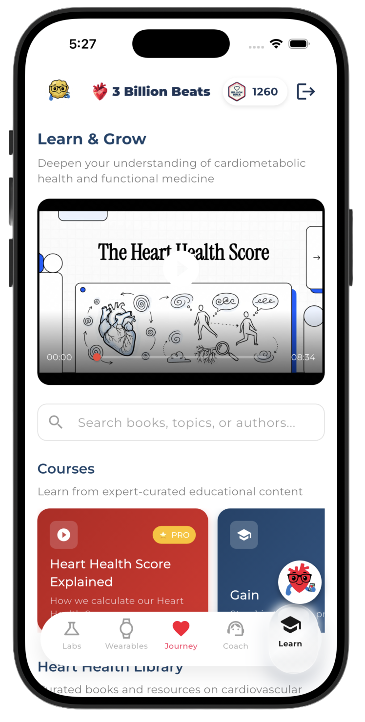 Learn & Grow — Courses and Library