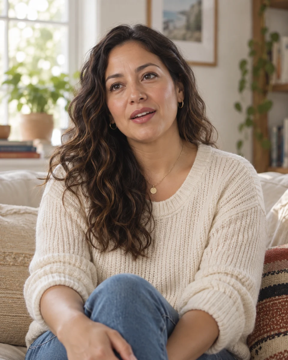 Illustrative portrait of Sarah